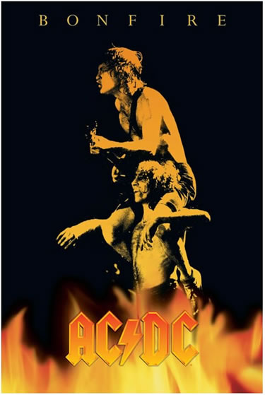  AC/DC - BONFIRE - POSTER 